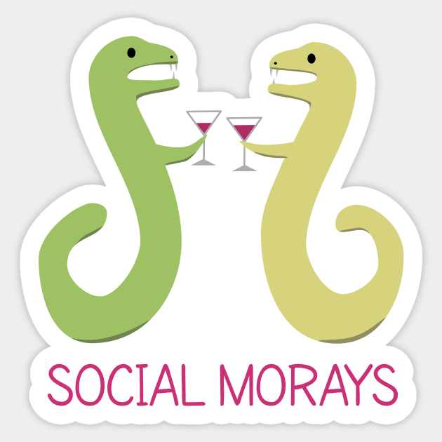 Social Morays Sticker by donovanh